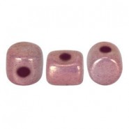 Les perles par Puca® Minos kralen Opaque mix violet/gold ceramic look 03000/14496